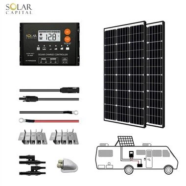 200W 12V off-grid zonnekit
